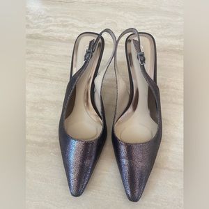 Women’s size 10 Calvin Klein sling backs. Brand new in box. Gorgeous! 3” heel